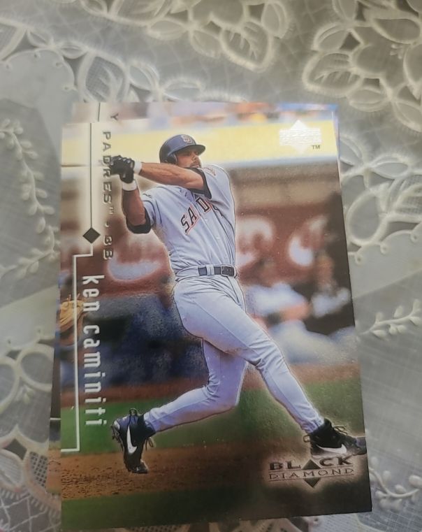 1999 Upper Deck Black Diamond #70 Ken Caminiti — front