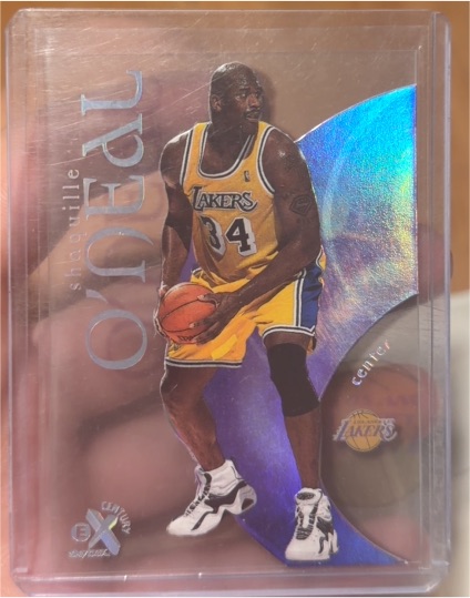 1997-98 SkyBox E-X 2001 #7 Shaquille O'Neal — front