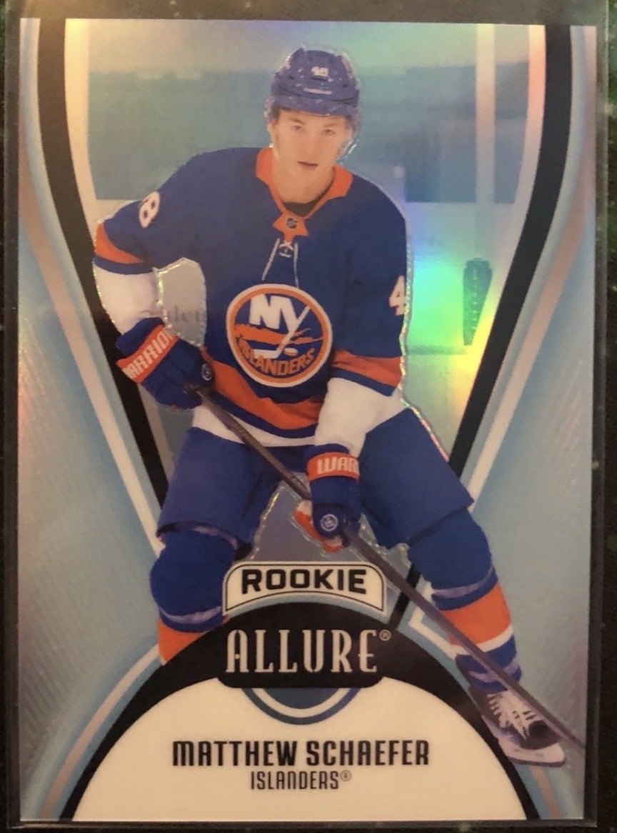 2025-26 Upper Deck Allure #AR-MS Matthew Schaefer — front