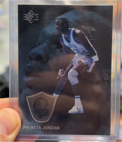 1998 Upper Deck SP Top Prospects #J16 Michael Jordan Phi Beta Jordan — front