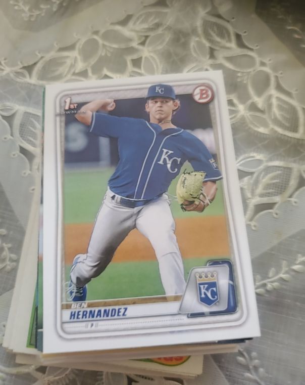 2020 Bowman Draft #BD-19 Ben Hernandez — front