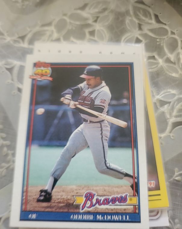 1991 Topps #533 Oddibe McDowell — front