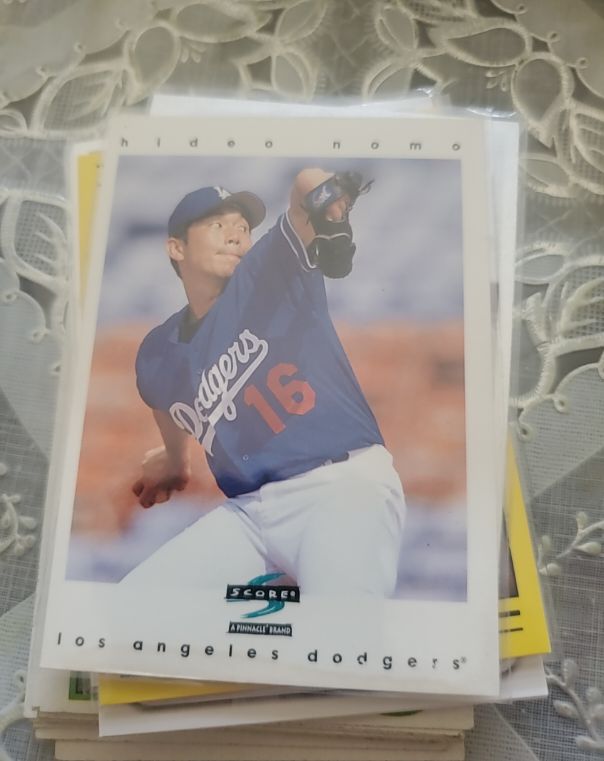 1997 Score #159 Hideo Nomo Los Angeles Dodgers — front