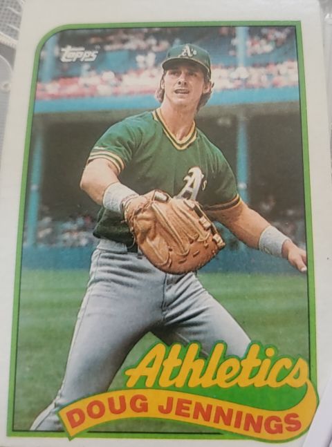 1989 Topps #166 Doug Jennings — front