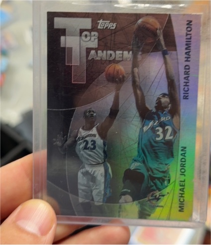 2002-03 Topps Top Tandems #TT6 Michael Jordan Richard Hamilton — front