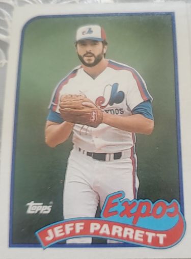 1989 Topps #176 Jeff Parrett — front