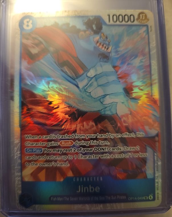 One Piece TCG 2022 OP14-049 Jinbe SR Foil — front