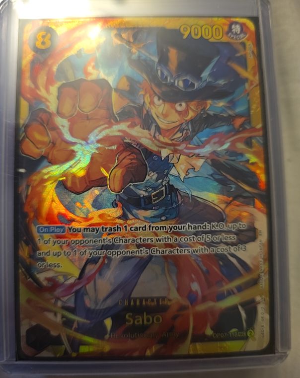 Sabo OP07-118 500 Years in the Future Foil — front