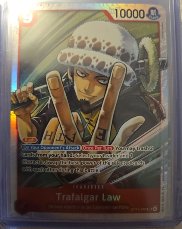 One Piece Card Game OP14-009 Trafalgar Law — front