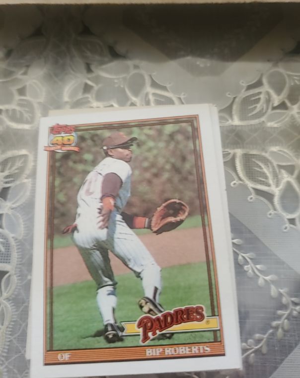 1991 Topps #538 Bip Roberts — front