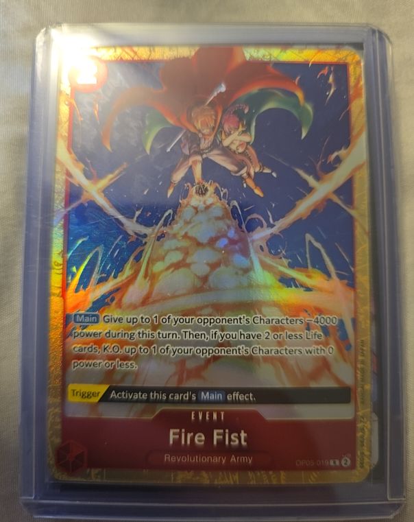 One Piece Card Game 2023 #OP03-018 Fire Fist — front