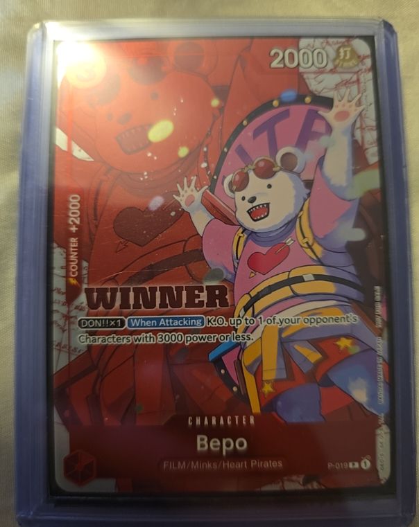 2024 One Piece Promotion Cards P-019 Bepo — front