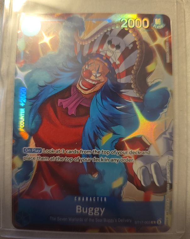 2025 One Piece TCG #ST17-003 Buggy — front