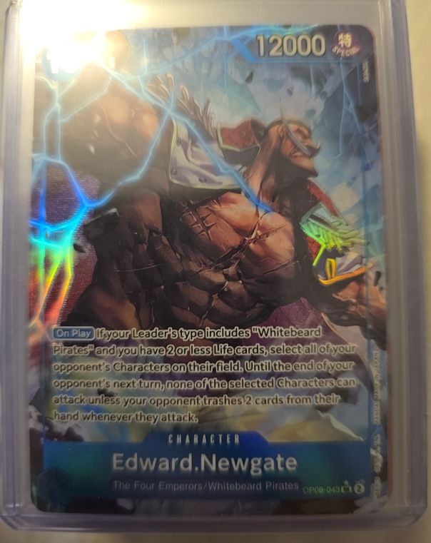 Edward.Newgate OP08-043 Two Legends One Piece Card Game — front