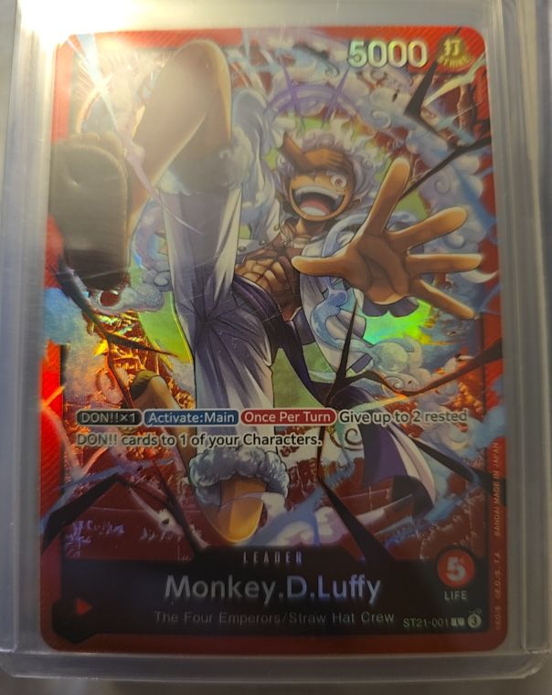 2023 One Piece Card Game #ST21-001 Monkey.D.Luffy — front