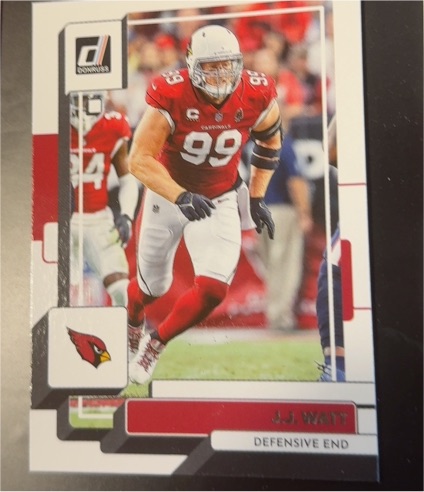 2022 Donruss #8 J.J. Watt Arizona Cardinals — front