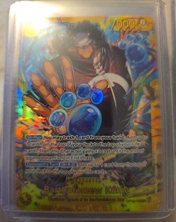 2025 Bandai One Piece CCG OP12-119 Bartholomew Kuma — front