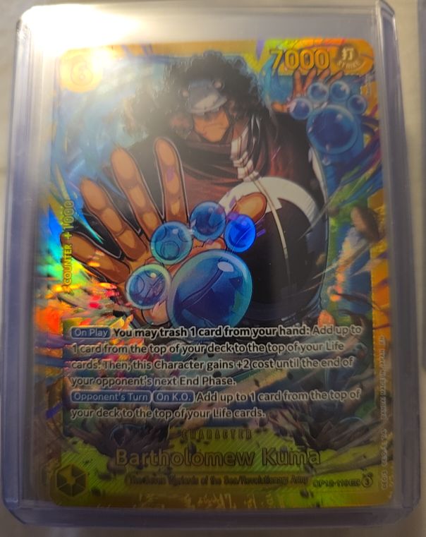 2025 Bandai One Piece CCG OP12-119 Bartholomew Kuma — front