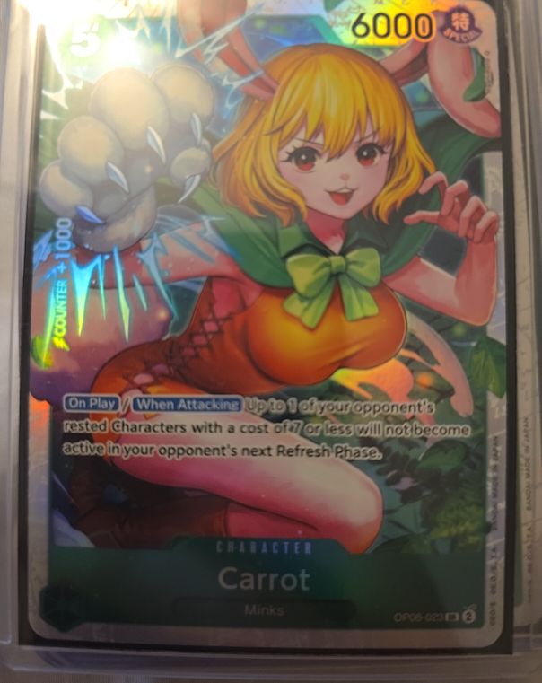 2025 Namco One Piece TCG #OP08-023 Carrot — front