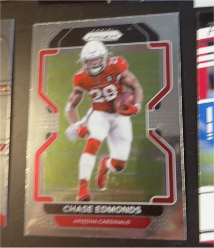 2021 Panini Prizm #77 Chase Edmonds Arizona Cardinals — front