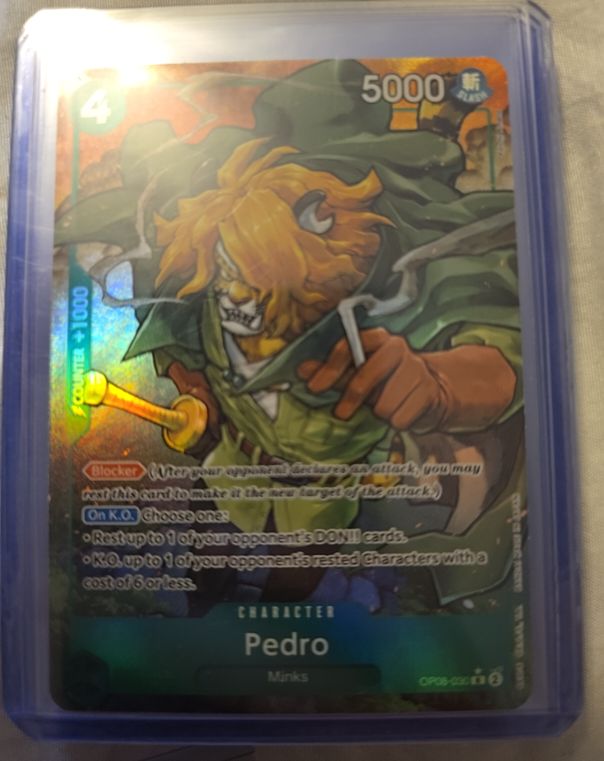 2023 One Piece Card Game Two Legends #OP08-030 Pedro — front