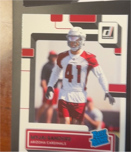 2022 Panini Donruss #390 Myjai Sanders — front