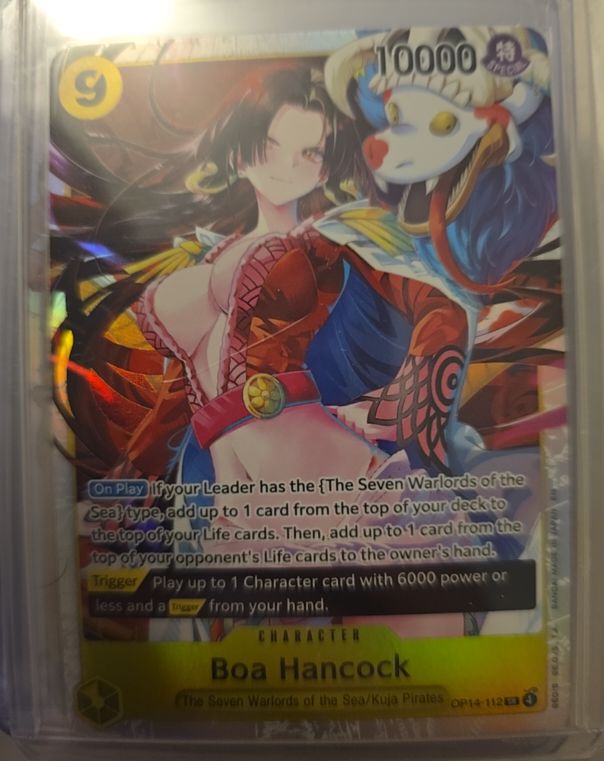 Boa Hancock - OP14-112 The Azure Sea's Seven Foil — front