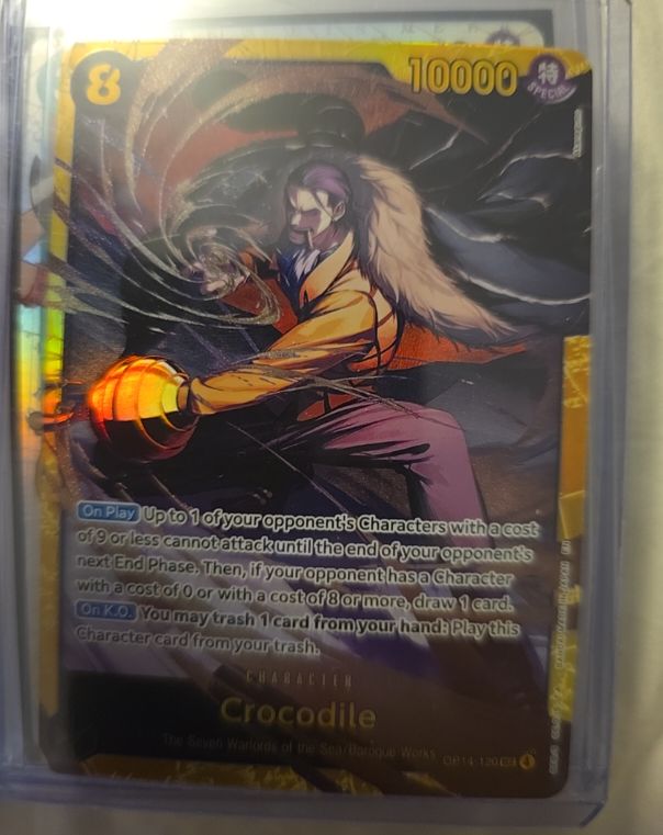 2023 Bandai One Piece Card Game OP14-120 Crocodile — front