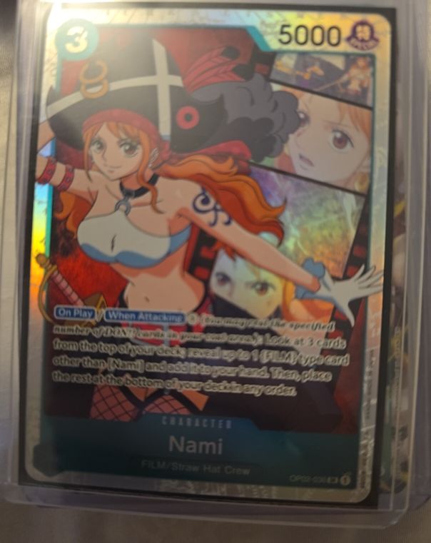 Bandai One Piece Card Game OP02-036 Nami Paramount War — front
