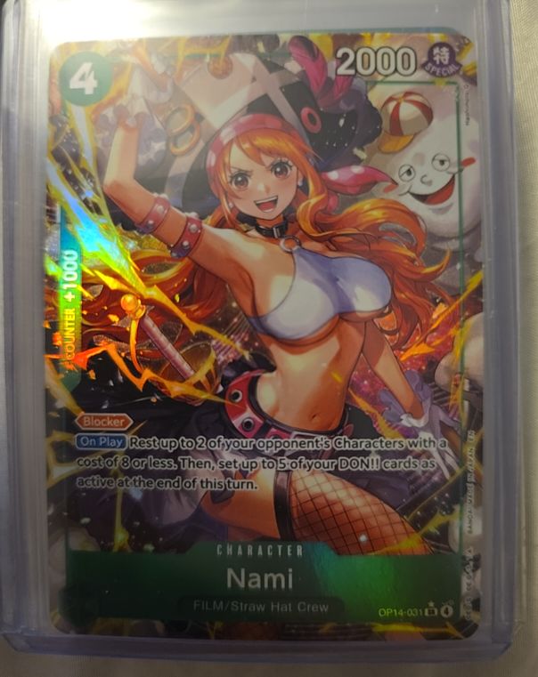 One Piece Card Game OP14-031 Nami (Alternate Art) — front