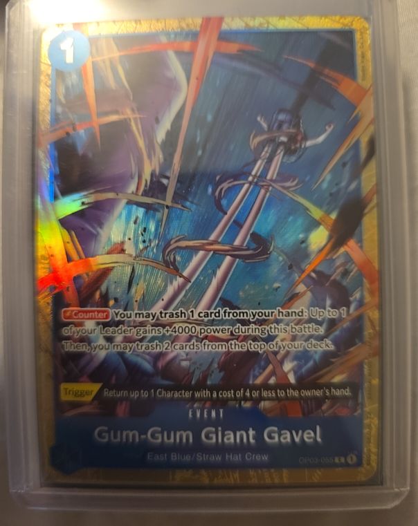 Gum-Gum Giant Gavel OP03-055 Premium Card Collection Best Selection Vol. 2 — front