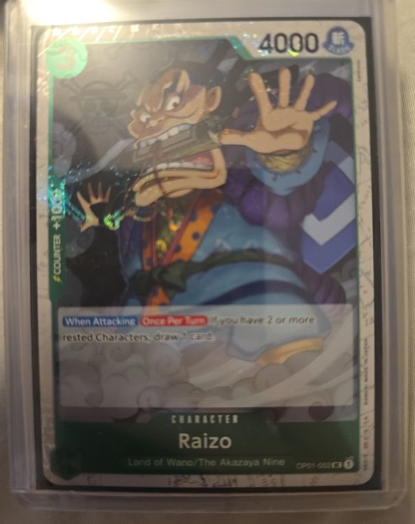 One Piece Card Game 2023 OP01-052 Raizo — front
