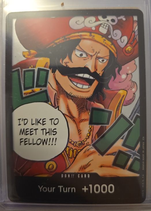 Bandai One Piece Don!! Card OP13 Don — front