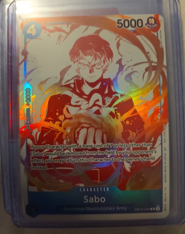 Bandai One Piece Card Game OP10-049 Sabo — front