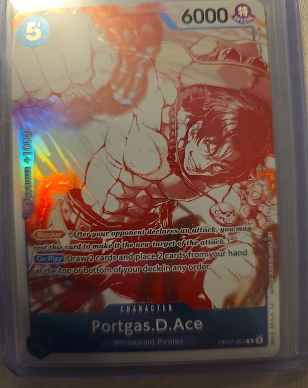 Bandai One Piece Card Game OP07-053 Portgas.D.Ace — front