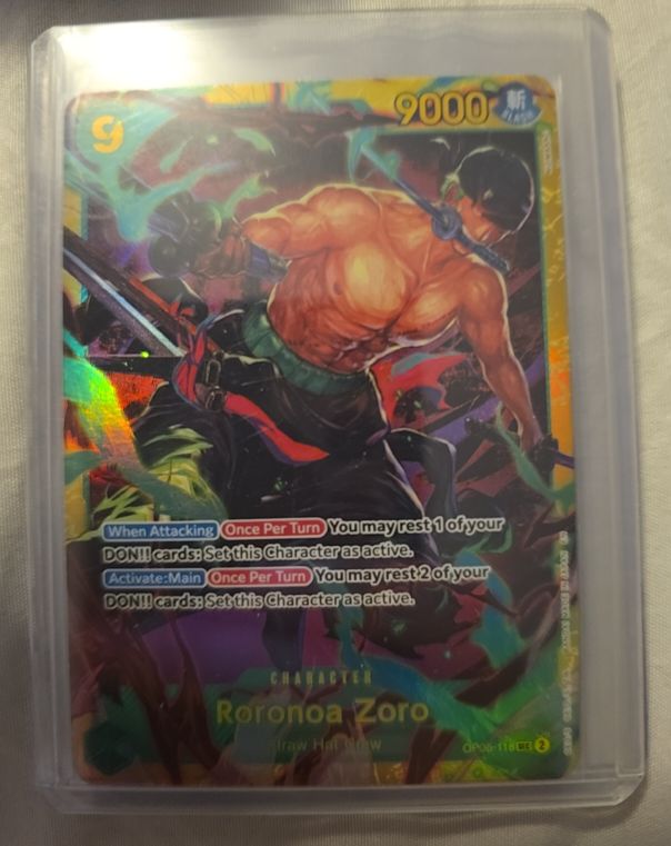 2024 One Piece TCG OP06-118 Roronoa Zoro — front