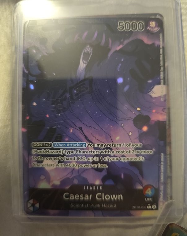 One Piece OP10-002 Caesar Clown — front