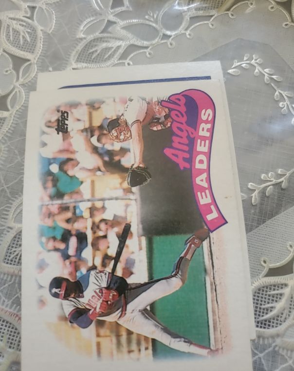 1989 Topps #51 California Angels 1988 Team Leaders Chili Davis — front