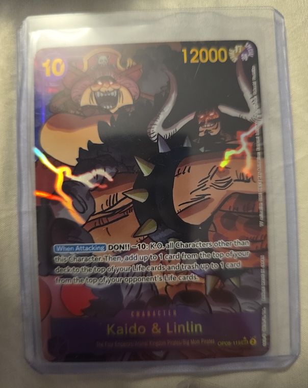 One Piece Card Game 2023 OP08-119 Kaido & Linlin — front