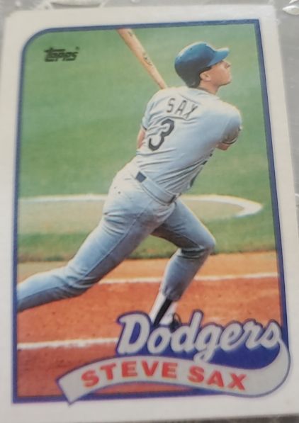 1989 Topps #40 Steve Sax — front