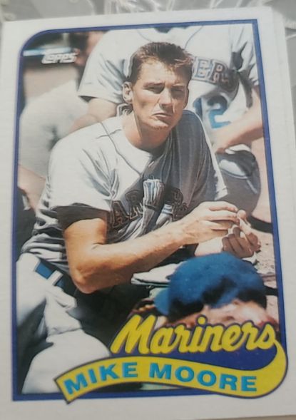 1989 Topps #28 Mike Moore — front