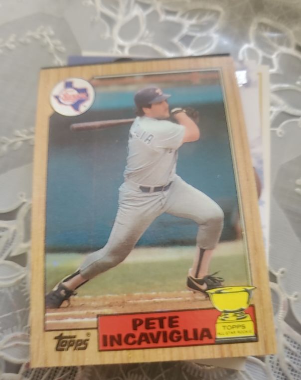 1987 Topps #550 Pete Incaviglia — front