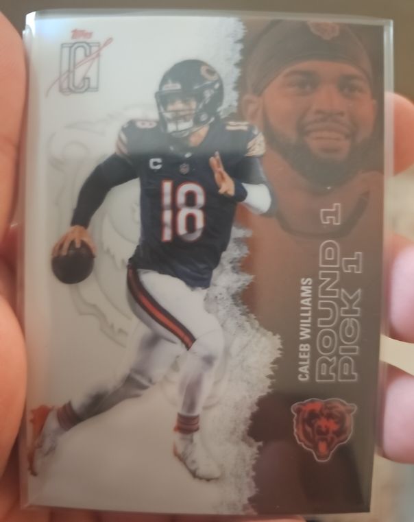 2025 Topps Signature Class #11 Caleb Williams — front