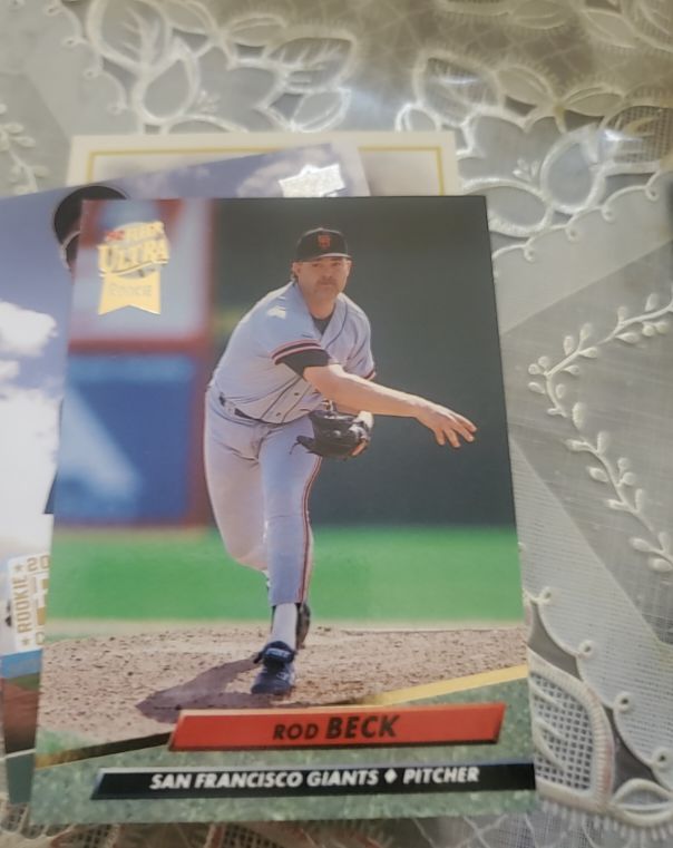 1992 Fleer Ultra #586 Rod Beck — front