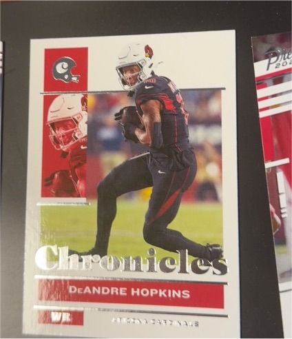 2021 Panini Chronicles #3 DeAndre Hopkins — front