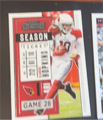 2020 Panini Contenders #100 Larry Fitzgerald — front