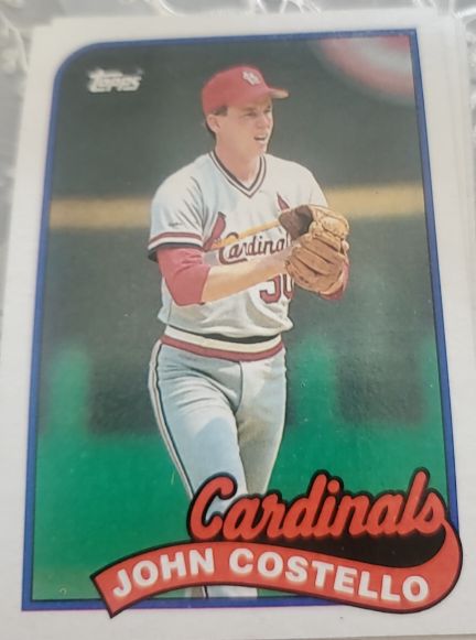 1989 Topps #184 John Costello — front
