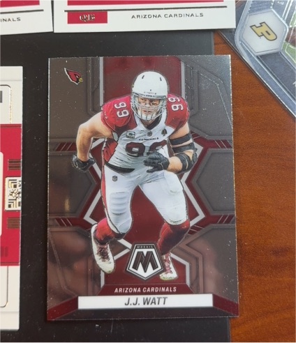 2022 Panini Mosaic #4 J.J. Watt — front