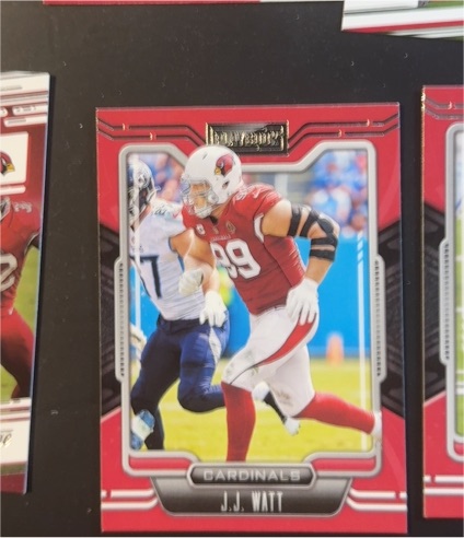 2021 Panini Playbook #3 J.J. Watt — front