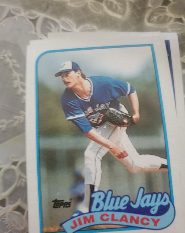 1989 Topps #219 Jim Clancy — front